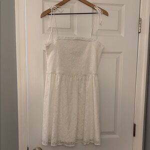 White spaghetti strap Dress